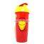 hot selling small  logo outdoor sublimation gym leak proof slim fitness neon colorful shaker cups with logo