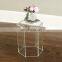 Custom Acrylic Hexagon Clear Acryliy Sofa Table