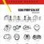 XKAH-00303 Gear pump seal kit for hyundai  R210LC