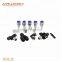 PK Easy Fit Connectors 5 Hole Equal Plastic Pneumatic Air Push in Fitting 5way
