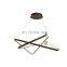 Indoor Ceiling Hanging Lamp Circle Rings Living Room Chandelier Bedroom Dining Room LED Pendant Light