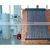 patio solar water heater with copper coil and electric heater
