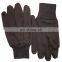 wholesale  Knit Wrist Men's Brown Jersey gloves, cheap working gloves