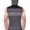 Summer/Spring Men 100% Cotton Pullover Gym Hoodie Custom Racerback Mens Sleeveless Hoodie