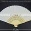 Custom Decorations Single-sided Folding fan bamboo Silk Cloth Lady Fan with Tassels