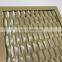 Factory supply durable diamond gold color expanded metal mesh with border