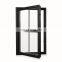Euro frame profiles hinged white double glazed aluminum casement windows price