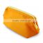 Hot Sale Orange Microfiber Lip Shaped Cosmetic Bag Eco Beauty Lip Shaped Cosmetic Bag Fashion Lip Shaped Cosmetic Bag