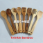acacia wooden cooking utensils set/bamboo wooden kitchen spatula set with logo