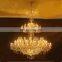 large gold k9 crystal hanging lamp modern luxury chandelier for hotel lobby