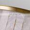 Modern Alabaster Chandelier Pendant Light Brass Lamp