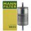 Original Genuine MANN Cabin Filter Car Engine Filter WK613 95470530 For Audi PORSCHE