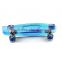 New safety quality assurance PC Plastic transparent blue skate board skateboard Fish Shaped small size EC-FC01