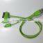 ShenZhen Supplier Option Color Mobile Charger Cable for HTC or iphone Charger Cable