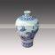 Chinese style blue and white antique green ceramic vase for hotel decorative