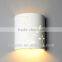 European White Gypsum Plaster Bedside 40W wall sticker lamp