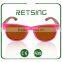 Plastic frame Bamboo arms sunglasses handmade, bamboo eyewear, bamboo sunglasses China