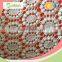 Firm and nice packing grid pattern hollow out chemical lace fabric