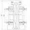 Lift Guide Shoe, Elevator Parts 230*16,230*10
