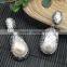 LFD-001P ~ Druzy Pearl Pave Rhinestone Charms Pendants For Necklace Jewelry Finding