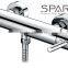 Contemporary bathroom brushed nickel shower facuet SS-202