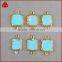 Wholesale price! Natural stones blue turquoise charms pendant newstyle woman/man necklace