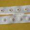 Plastic Snap Fastener Button Tape in Natural Color -- S1436