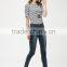 Fashion New Style elastic bottom jeans girls top jeans pants Factory