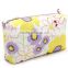 Spring 2016 ladybug flower printing eco beauty cosmetic bag with zipper