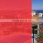2014 new plastic transparent color red film