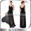 frock design for ladies elegant chiffon evening dresses long black flowy high fashion dresses