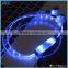 Factory Supply In-ear Music LED Earphone with mini jack Microphone