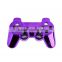 purple chrome housing cover shell for PS3 controller with full buttons