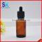 30ML amber glass dropper bottles with child tamper proof cap