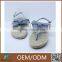 2016 Latest Lady Flat Sandal Shoes Comfortable Powderblue Sandal Shoes With Bowknot for Ladies