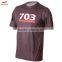 China cheap High Quality 100% polyester round collar sport t-shirt