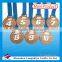 Zinc Alloy Medal Marathon with Ribbon Ranking Award Medal