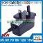 universal plug adapter 9v 1a for tester machine approved CCC CE UL FCC GS C-TICK PSE SAA KC BS