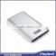 5300mah metal silver slim polymer mobile power bank