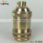 E26 Brass light socket, pendent light socket