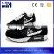Latest Model Fashion Lace Up Black White Mens Canvas Sports Shoe Man