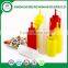 High quality squeeze PE plastic sauce bottle kitchen cooking oil sauce bottle