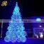 Christmas plastic tree christmas decoration theme for shopping mall