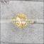 wholesale new fashion charms crystal jewelry women brass ring