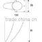 Chrome Metal Furniture Hardware Sofa Legs