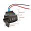 New Waterproof Dc 12v - 24v Input USB 2 Port Car Charger SV019603