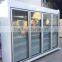 supermarket glass door freezer multideck showcase