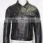 Man 1280 Black Nappa Soft Real Leather Trucker Style Retro Jackets All Size