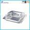 sandwich and bread plastic blister pacakging box with clear cover