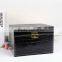 leather lady's personal foldable storage box / jewelry storage box